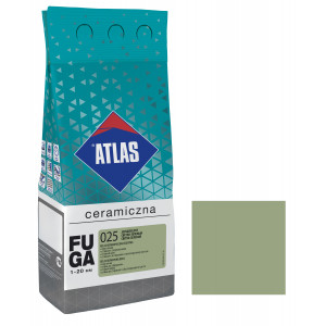 Фуга  ATLAS CERAMICZNA (1-20мм) 025 світло-зелений 2кг