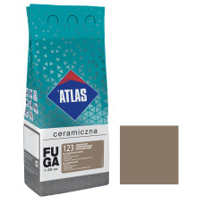 Фуга  ATLAS CERAMICZNA (1-20мм) 123 світло-коричневий 2кг