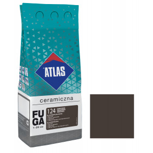 Фуга  ATLAS CERAMICZNA (1-20мм) 124 темний венге 2кг
