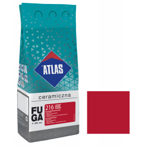 Фуга  ATLAS CERAMICZNA (1-20мм) 216 червоний 2кг