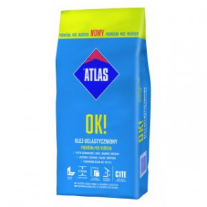 Клей для плитки  еластичний ATLAS ОК! 5кг