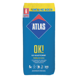 Клей для плитки еластичний ATLAS ОК!  25кг