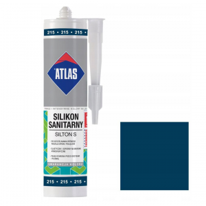 Герметик силіконовий санітарний ATLAS SILTON S 215 чорнильний 280ml