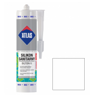 Герметик силіконовий санітарнийATLAS SILTON S 0000 прозорий  280ml
