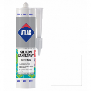 Герметик силіконовий санітарнийATLAS SILTON S 0000 прозорий  280ml