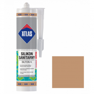 Герметик силіконовий санітарний ATLAS SILTON S 0020 бежевий 280ml
