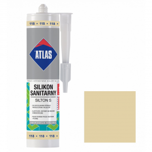 Герметик силіконовий санітарний ATLAS SILTON S 0118 жасминовий 280ml