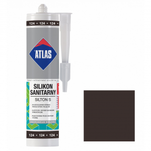 Герметик силіконовий санітарний ATLAS SILTON S 0124 темний венге 280ml