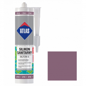 Герметик силіконовий санітарний ATLAS SILTON S 0214 вересковий 280ml