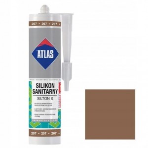 Герметик силіконовий санітарний ATLAS SILTON S 0207 латте 280ml