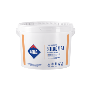 Штукатурка декоративна силіконова з фактурою бетону ATLAS SILKON BA  20кг