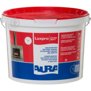 Фарба дисперсійна AURA Lux Pro Extramatt TR 9л