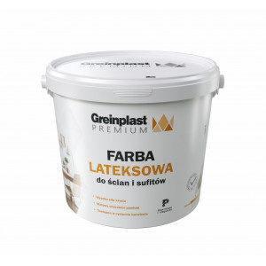 Фарба внутрішня латексна преміум база А GREINPLAST 4,5л
