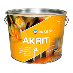 Фарба глибокоматова Akrit 4 ESKARO 9,5л