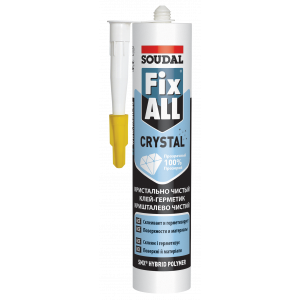 Клей-герметик FIX ALL кристаллический SOUDAL 290мл
