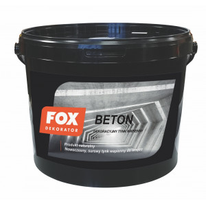 Декоративна штукатурка FOX DEKORATOR Beton 5kg