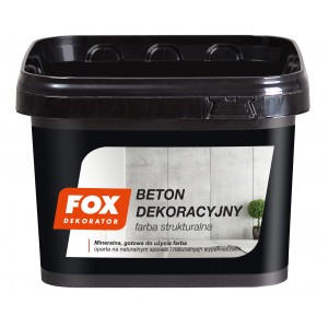 Декоративна штукатурка FOX BETON DEKORACYJNY farba strukturalna 4kg