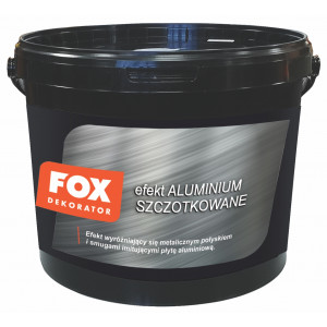 Декоративна штукатурка FOX DEKORATOR EFEKT ALUMINIUM SZCZOTKOWANE UA zestaw na 10m2