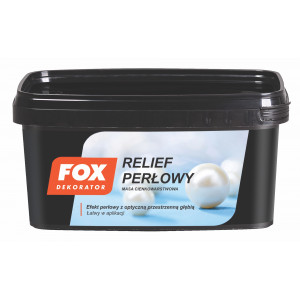 Декоративна штукатурка FOX DEKORATOR RELIEF PERLOWY  UA WHITE 0004 4кг