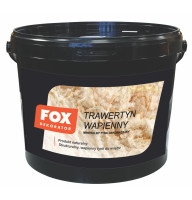 Декоративна штукатурка FOX DEKORATOR TRAWERTYN WAPIENNY drobny ziarno 5kg