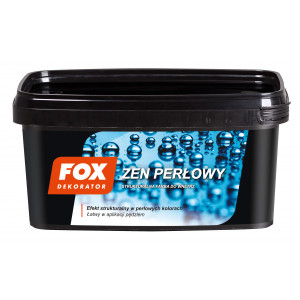 Декоративна структурна фарба FOX DEKORATOR ZEN PERLOWY,KREM KOKOSOWY  0002 1L
