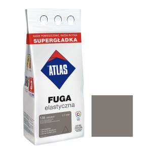 Фуга  АТЛАС ELASTYCZNA  (1-7мм) 136 срібний 2кг