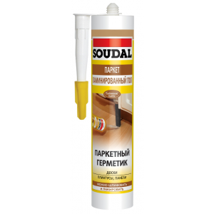 Герметик для паркету бук Soudal 280мл