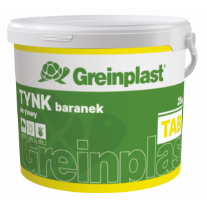 Штукатурка акрилова баранек 1,5 мм GREINPLAST ТАВ, база біла (А)  25кг
