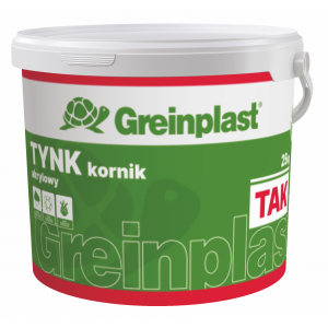 Штукатурка акрилова короїд 2,0 мм GREINPLAST TAK, база біла (А)  25кг