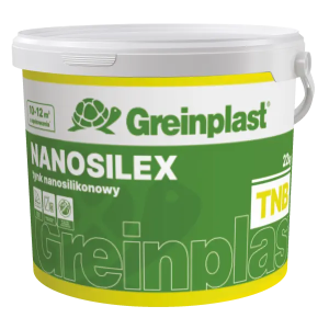Штукатурка наносиліконова біла, баранек GREINPLAST TNB, 22кг