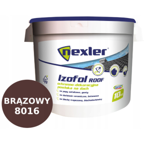 Фарба для даху NEXLER Izofol Roof коричневий (8016) 10кг.