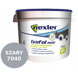 Фарба для даху NEXLER Izofol Roof сірий (7040) 10кг.