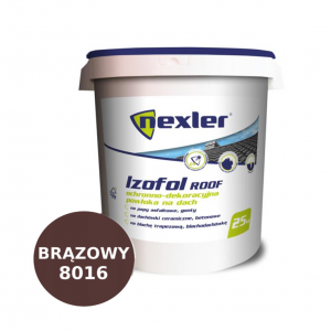 Фарба для даху NEXLER Izofol Roof коричневий (8016) 25кг.