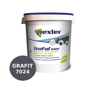 Фарба для даху NEXLER Izofol Roof графітовий (7024) 25кг.