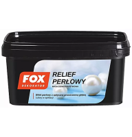 Декоративная штукатурка FOX DEKORATOR RELIEF PERLOWY UA WHITE 0004 1кг