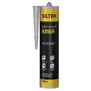 Клей монтажний  прозорий  Рідкі цвяхи SILTEK  280мл.