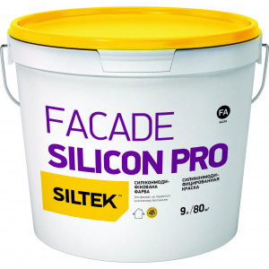 Фарба силіконова преміум-класу Facade Silicon Pro База FА Сілтекс 9л
