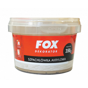 Шпаклевка для дерева FOX DEKORATOR Profesionalna akrylowa 02 sosna 350g