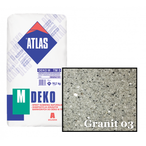 Композиція крихти для мозаїчної штукатурки - ефект GRANIT 03 ATLAS DEKO M ТМ5 16,2кг.